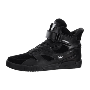 Baskets Montantes Supra Bleeker Noir Black/Black Homme | BXP-30229102